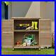 Outsunny-Garden-Storage-Unit-Solid-Wood-Garage-Tool-Equipment-Cabinet-Shelves-01-km