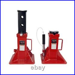 Pair of 22 Ton Jack Stands For Equipment Truck or Motorhome Heavy Duty