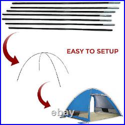 Portable Replacement Fibreglass Pole Kit Camping Repair Tent Canopy Equipment UK