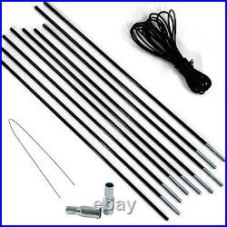 Portable Replacement Fibreglass Pole Kit Camping Repair Tent Canopy Equipment UK