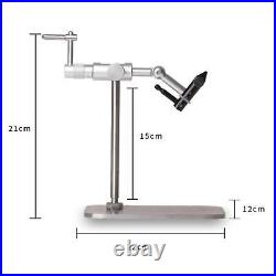 Rotary Fly Tying Vise Easy to Use Heavy Duty Portable Fly Tying Equipment Fly