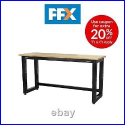 Sealey APMS22 Steel Adjustable Workbench with Wooden Worktop 1830mm Heavy Duty