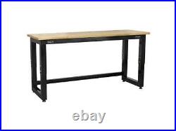 Sealey APMS22 Steel Adjustable Workbench with Wooden Worktop 1830mm Heavy Duty