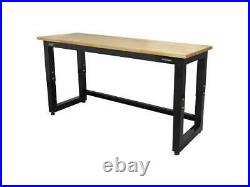 Sealey APMS22 Steel Adjustable Workbench with Wooden Worktop 1830mm Heavy Duty