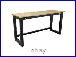 Sealey APMS22 Steel Adjustable Workbench with Wooden Worktop 1830mm Heavy Duty