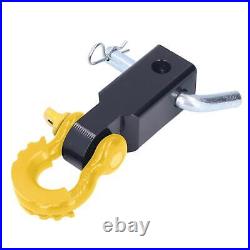 Shackle Hitch Receiver Towing Kits Professional Equipment Spare Heavy Duty Black