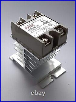 Solid State Relay Module SSR 25A 40A 75A AA DA DD AC & DC Heatsinks in Stock