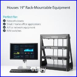 StarTech.com 2 POST OPEN FRAME RACK HEAVY DUTY NETWORK AV EQUIPMENT RACK 2POS