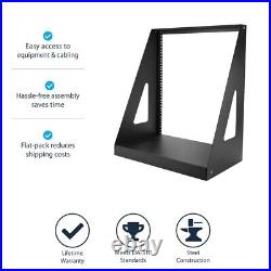 StarTech.com 2 POST OPEN FRAME RACK HEAVY DUTY NETWORK AV EQUIPMENT RACK 2POS