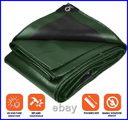 Tarpco Safety Extra Heavy Duty 14 Mil Waterproof Tarp for Roof, Patio, Pool, Boat