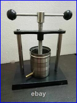 Tincture Press Extra heavy duty for making tinctures Analytical Lab Equipment
