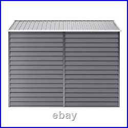 Ventilation Garden Steel Shed Equipment Store Outdoor Tools Storage Box Backyard