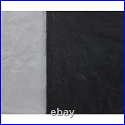 WHITEDUCK Heavy Duty Tarp and Cover Waterproof Silver Black, 16 Mil Polyethylene