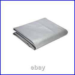 WHITEDUCK Heavy Duty Tarp and Cover Waterproof Silver Black, 16 Mil Polyethylene