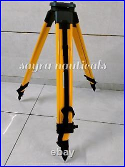 Wooden Level Tripod Heavy Duty survey equipment Anodizing Tripod stand