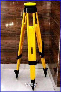 Wooden Level Tripod Heavy Duty survey equipment Anodizing Tripod stand