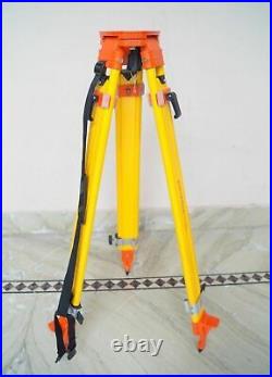 Wooden Level Tripod Heavy Duty survey equipment Anodizing Tripod stand