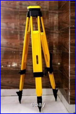 Wooden Level Tripod Heavy Duty survey equipment Anodizing Tripod stand