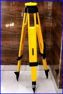 Wooden Level Tripod Heavy Duty survey equipment Anodizing Tripod stand