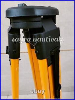 Wooden Level Tripod Heavy Duty survey equipment Anodizing Tripod stand