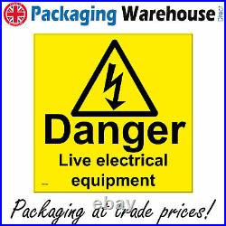 Ws595 Danger Live Electrical Equipment Sign Power Cables Pylons Electric